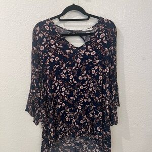 Lush Floral Navy Women's minidress